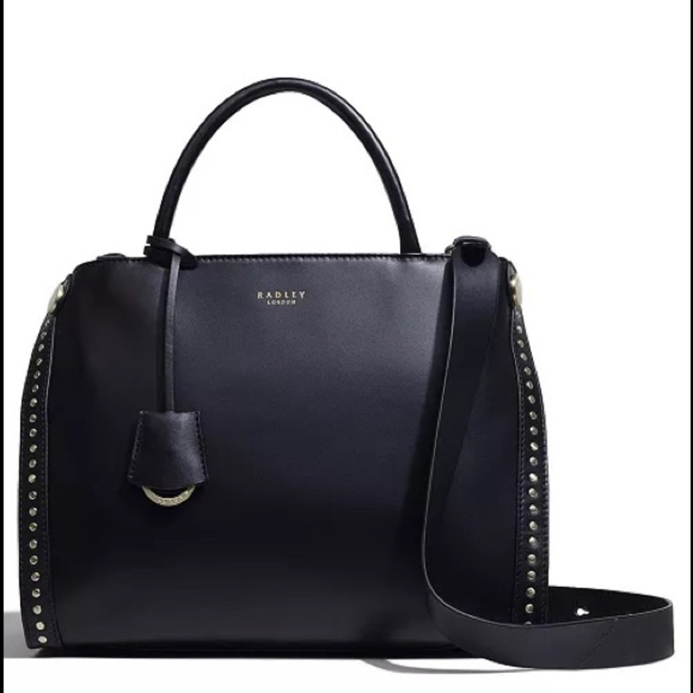 Radley London Croc Large Tote in Navy